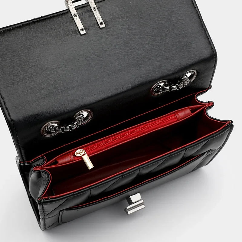 Leren Schoudertas Elegante Design voor Dames