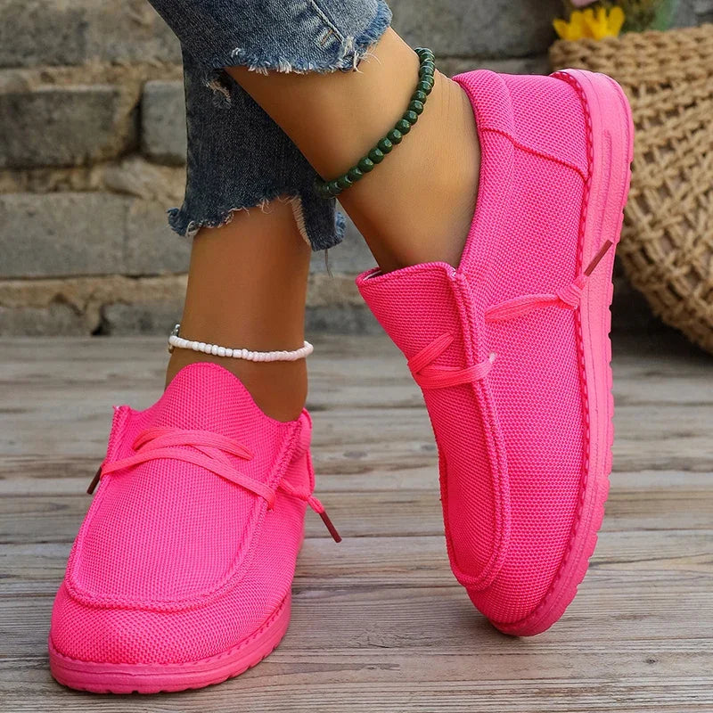 Platform Sneakers Ademend met Hoge Hak Comfortabel