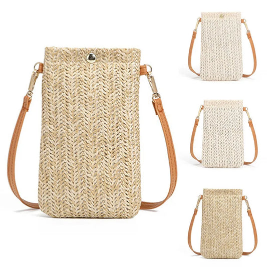 Stro Clutch Zomerse Handtas Mode Accessoire - StudioMarella
