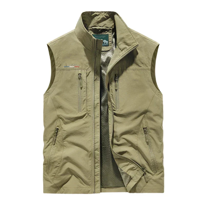 Waterdichte Bodywarmer Heren Regenjas Model