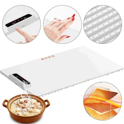 Opvouwbare Warmhouder Mat – Elektrisch Verwarmbaar Tafelblad voor Warme Maaltijden