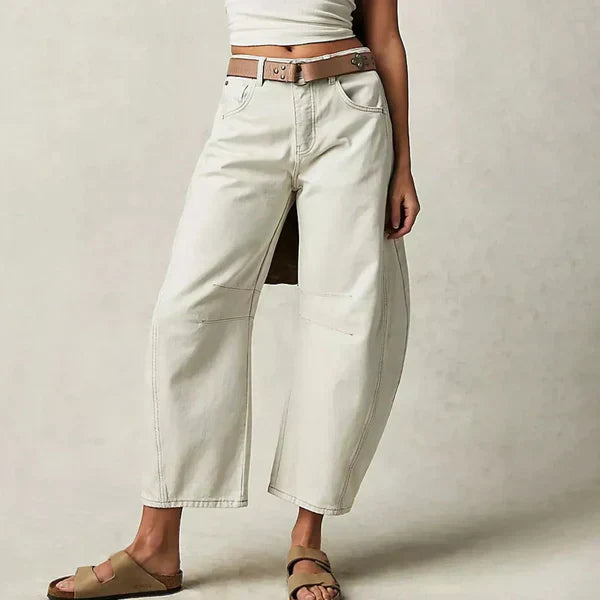 Dames Skinny Fit Spijkerbroek Halfhoog Model