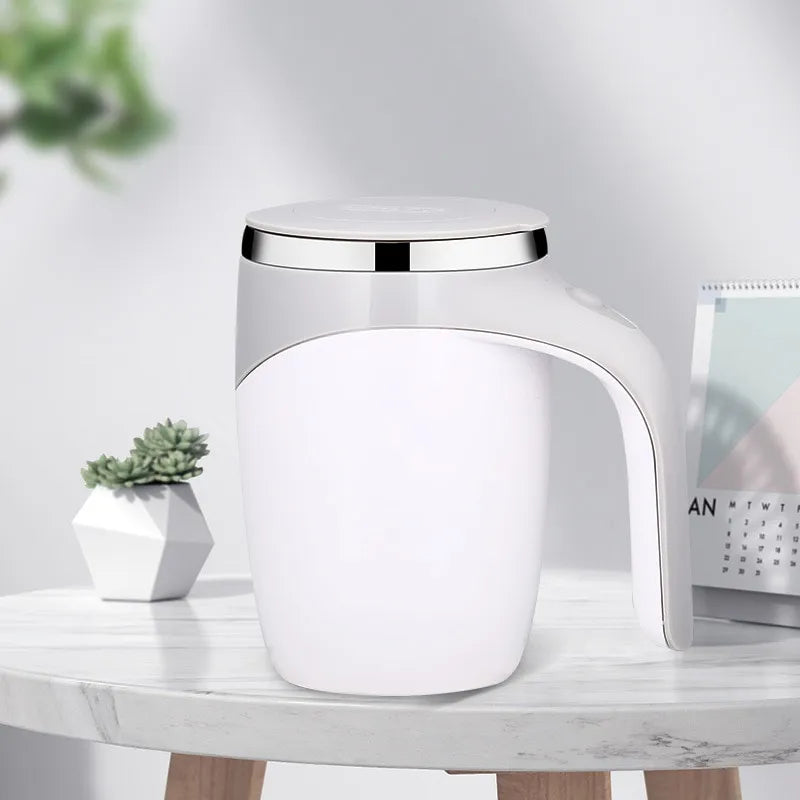 Zelfroerende Thermosbeker 400ml – Automatisch Mixende Reisbeker met Verwarmfunctie