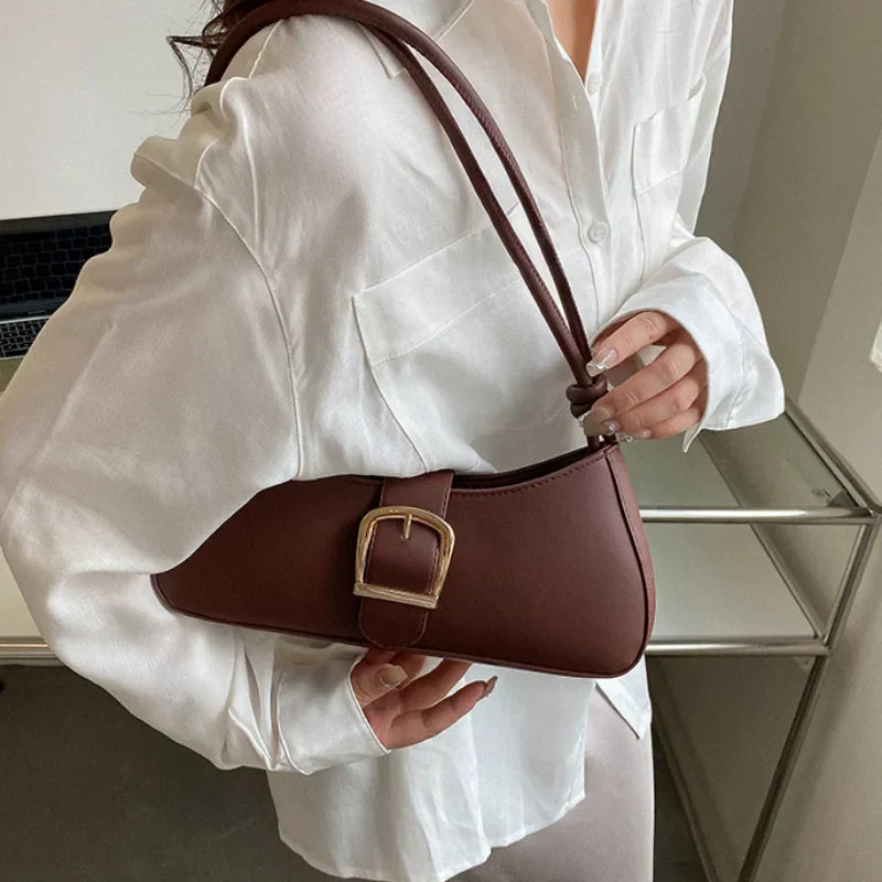 Luxe Schoudertas Elegante Design Leer