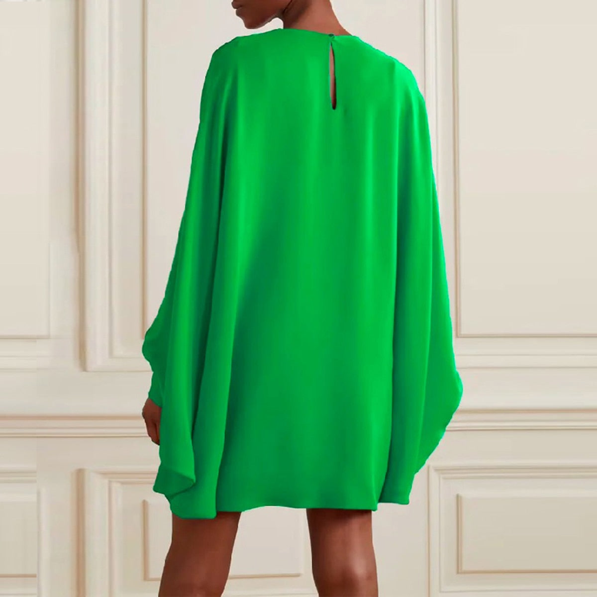 Vrouwelijke Jurk Oversized met Wijd Mouwen Zomer Jurk