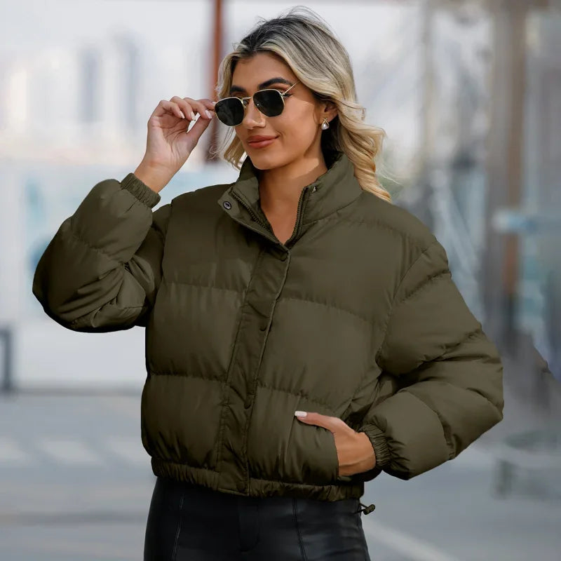 Waterdichte Parka Jas voor Vrouw Katoen