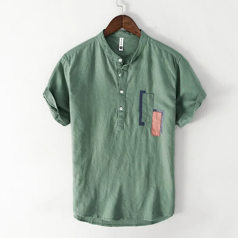 Elegante Heren Overhemd Lorenzo Stijl