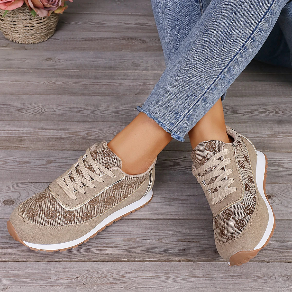 Dameschoenen Comfortabele Leer Casual Stijl - StudioMarella