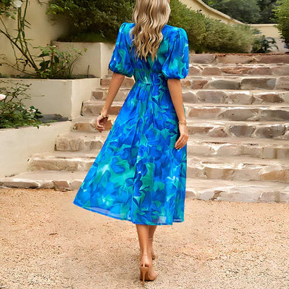 Zomerjurk Bloemenprint Elegant en Luchtig
