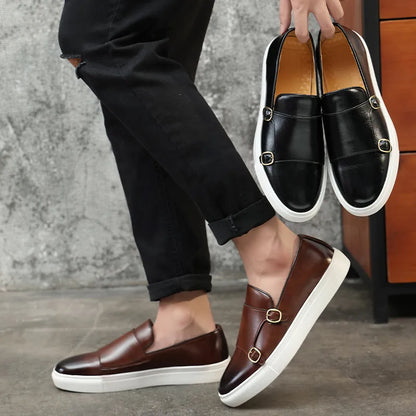 Leren Loafers Heren Bellini Stijl → Leren Heren Loafers Elegant Bellini Design