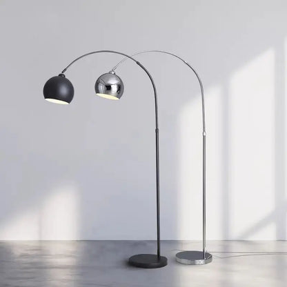 Boog Vloerlamp Metaal Verstelbaar E27 110cm Modern Woonkamer