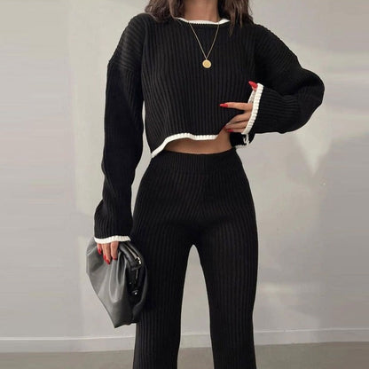 Vrouwelijke Tweedelige Set jurk en broek