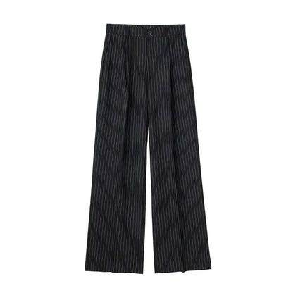 Dames Oversized Pantalon Beige Losse Zomerbroek