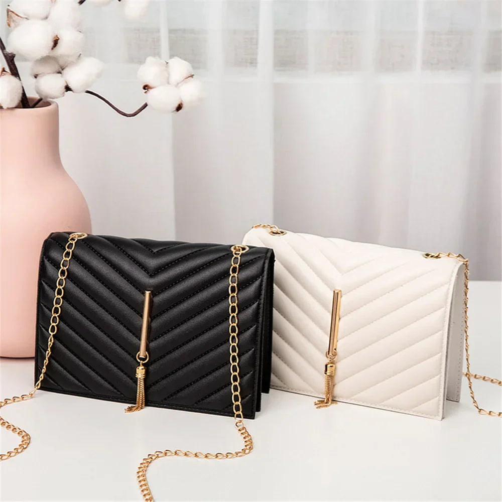 Kleurende Crossbody Tassen met Tassel - StudioMarella
