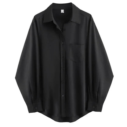 Dames Oversized Blouse Wit Los Vrouwen Bloes