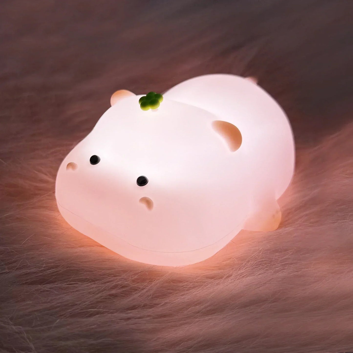 Nachtlampje Dieren LED Nachtverlichting Zacht Siliconen USB Oplaadbaar Timer Sfeerverlichting Kinderkamer