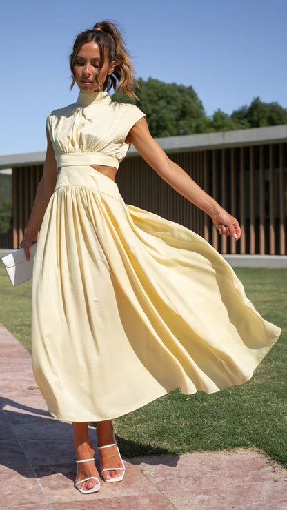 Vrouwelijke Zomerjurk Midi Jurk Elegante Mode