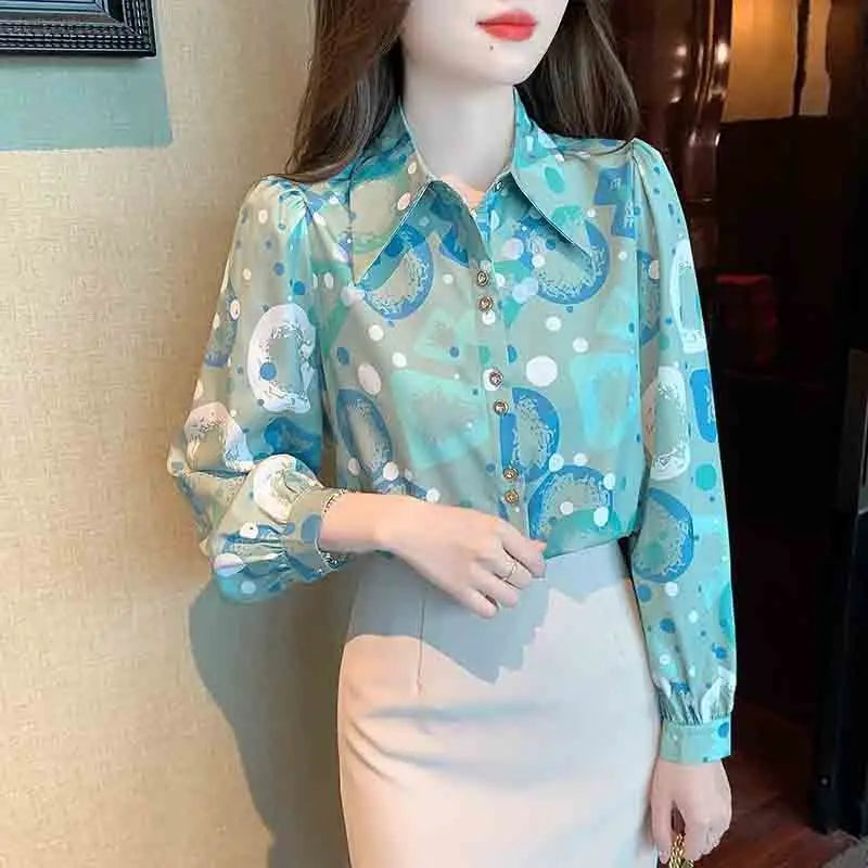 Vrouwelijke Blouse Elegante Mode Jurk Blouse
