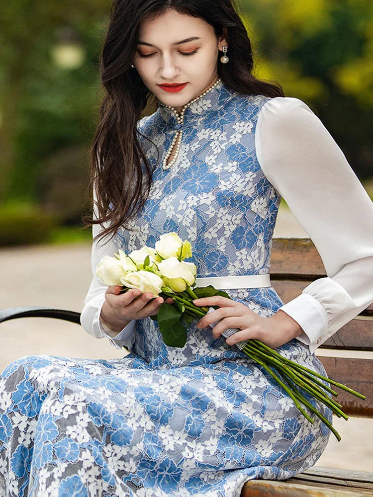Elegante Jurk voor Vrouw Aurelia Klassiek Design