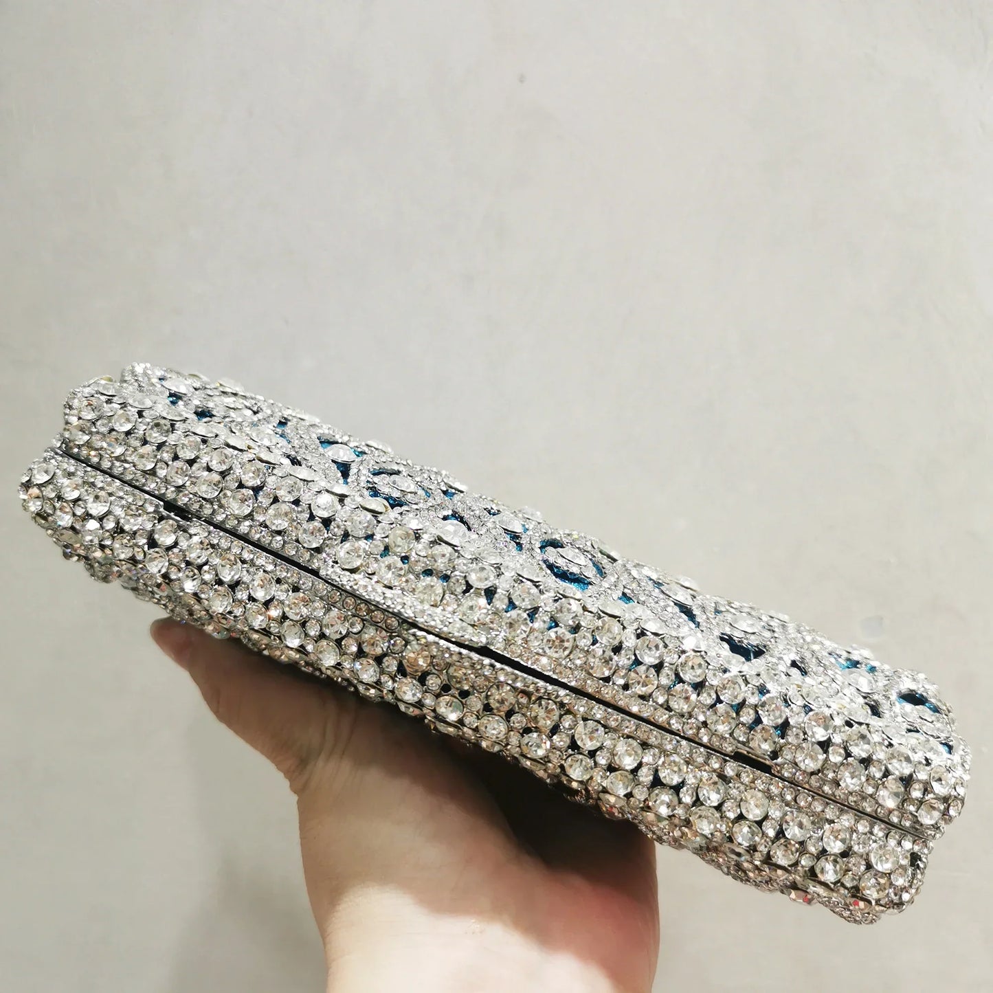 Blauwe Clutch Hemelsblauw Luxe Design