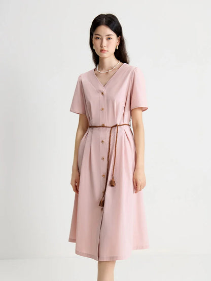 Zomerjurk Roze Jurk voor Vrouw Strandjurk - StudioMarella
