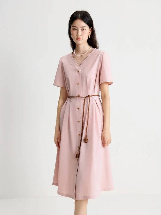 Zomerjurk Roze Jurk voor Vrouw Strandjurk - StudioMarella