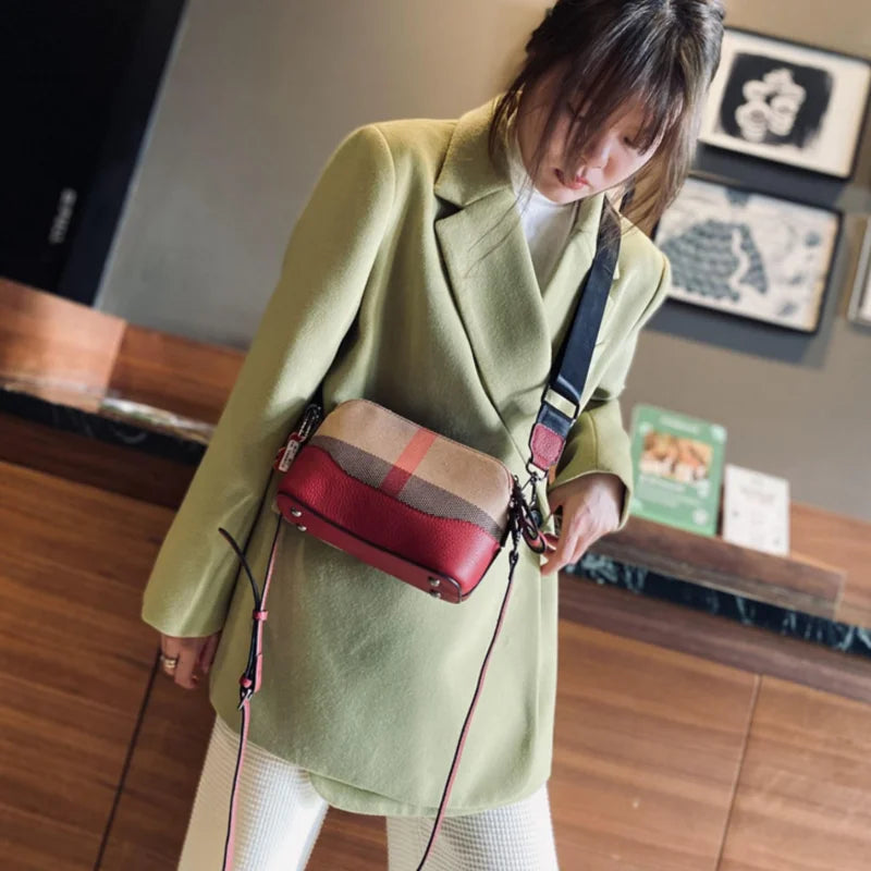 Leren Crossbody Tas voor Dames Klein en Stijlvol