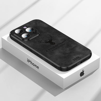 Smartphone Hoesje in Leerlook — Slank Design met Valbescheming & MagSafe-Compatibiliteit voor iPhone 16/15/14/13/12