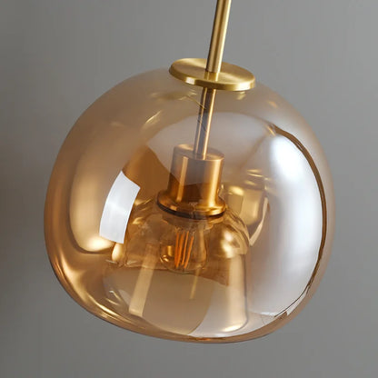 Moderne LED plafondlamp van glas – design plafondverlichting met E27 fitting voor woonkamer, slaapkamer en keuken