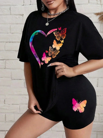 Vrouwelijke Jurk Broek Combo Tweedelig Set