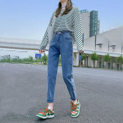Vintage Wijde Jeans Dames Modieuze Stijl - StudioMarella