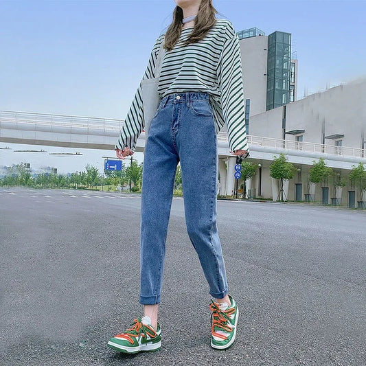 Vintage Wijde Jeans Dames Modieuze Stijl - StudioMarella