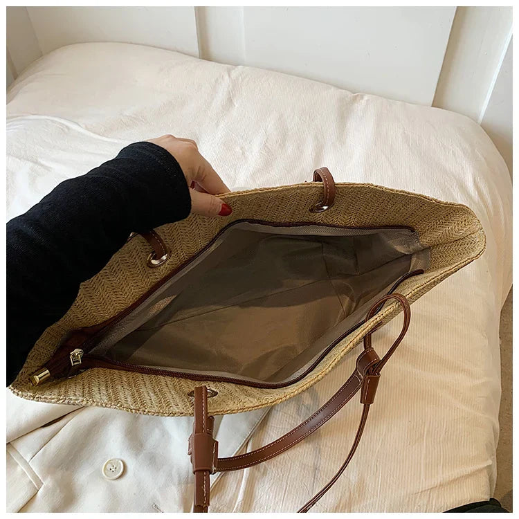 Boho Strandtas Groot Handgemaakt voor Vakantie