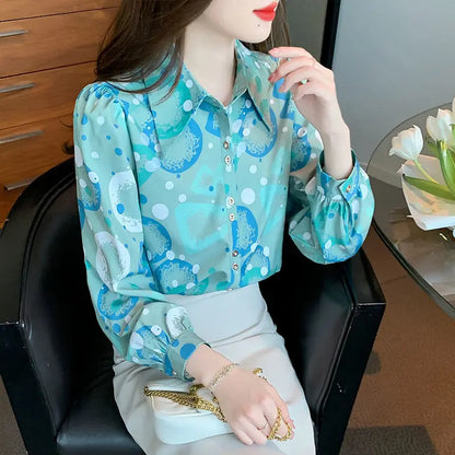 Vrouwelijke Blouse Elegante Mode Jurk Blouse