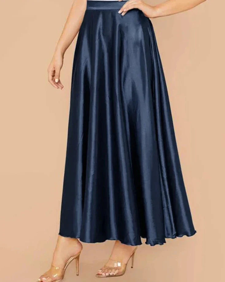 Elegante Lange Jurk Zwart Rok voor Vrouw