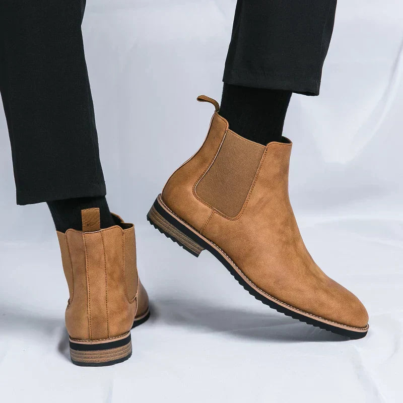 Laagste Chelsea Boots voor Heren Minimalistisch Leer