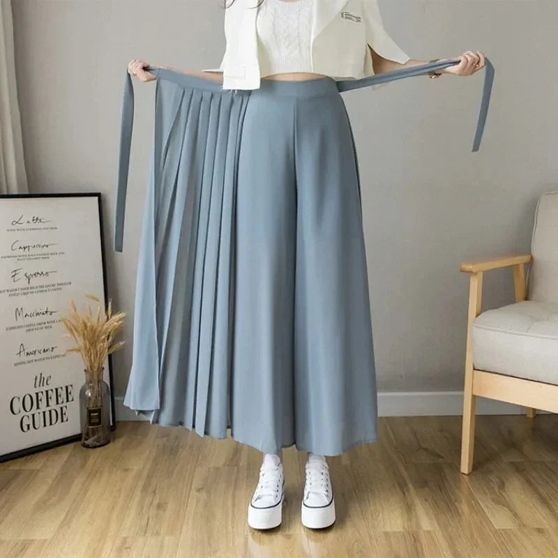 Lichte Zomer Broek van Chiffon Stof - StudioMarella