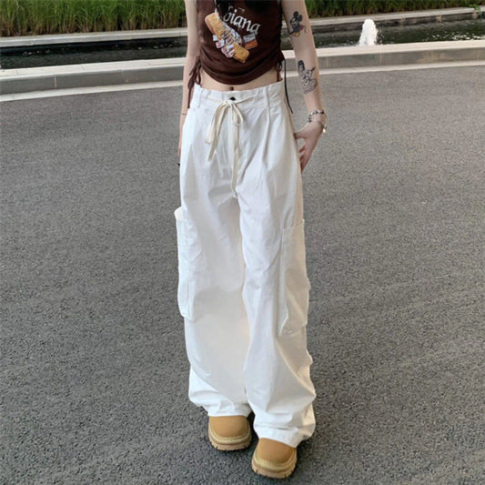 Witte Cargo Broek Casual Damestijl - StudioMarella