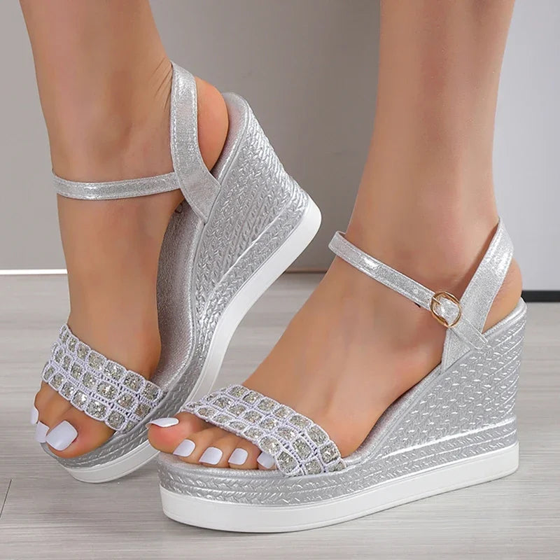 Zomer Sandalen Glitter Glam Dame - StudioMarella