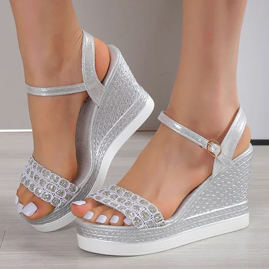 Zomer Sandalen Glitter Glam Dame - StudioMarella