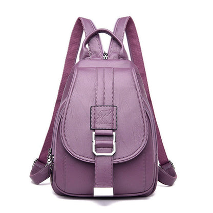 Leren Damesrugzak Elegant Design Praktisch Schoudertas Dagelijks Gebruik Mode Accessoire Veelzijdig Stijlvol