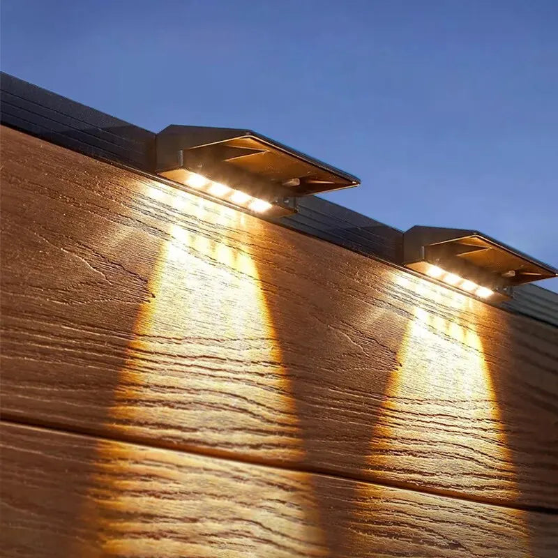 Solar Accentverlichting Set van 2 Stuks voor Tuin en Terras – Zonne-energie Padverlichting met Automatische Schemersensor