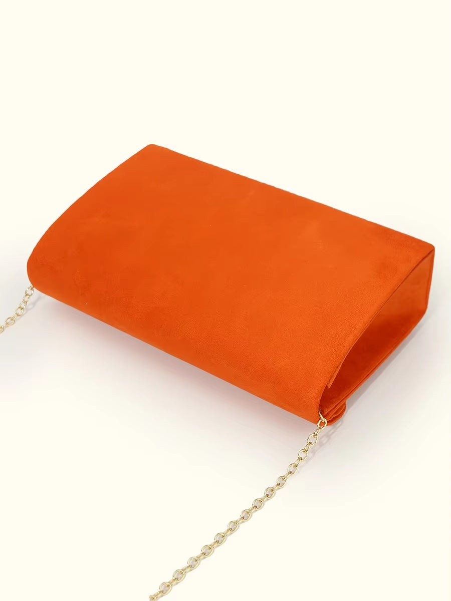 Fluwelen Clutch Avondtasje Suède Stijl Elegant