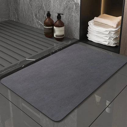 Diatomiet Badmat Antislip Absorberend 40x60cm Sneldrogend Badkamer Duurzaam Diatomeeënaarde Eco Badkamertapijt