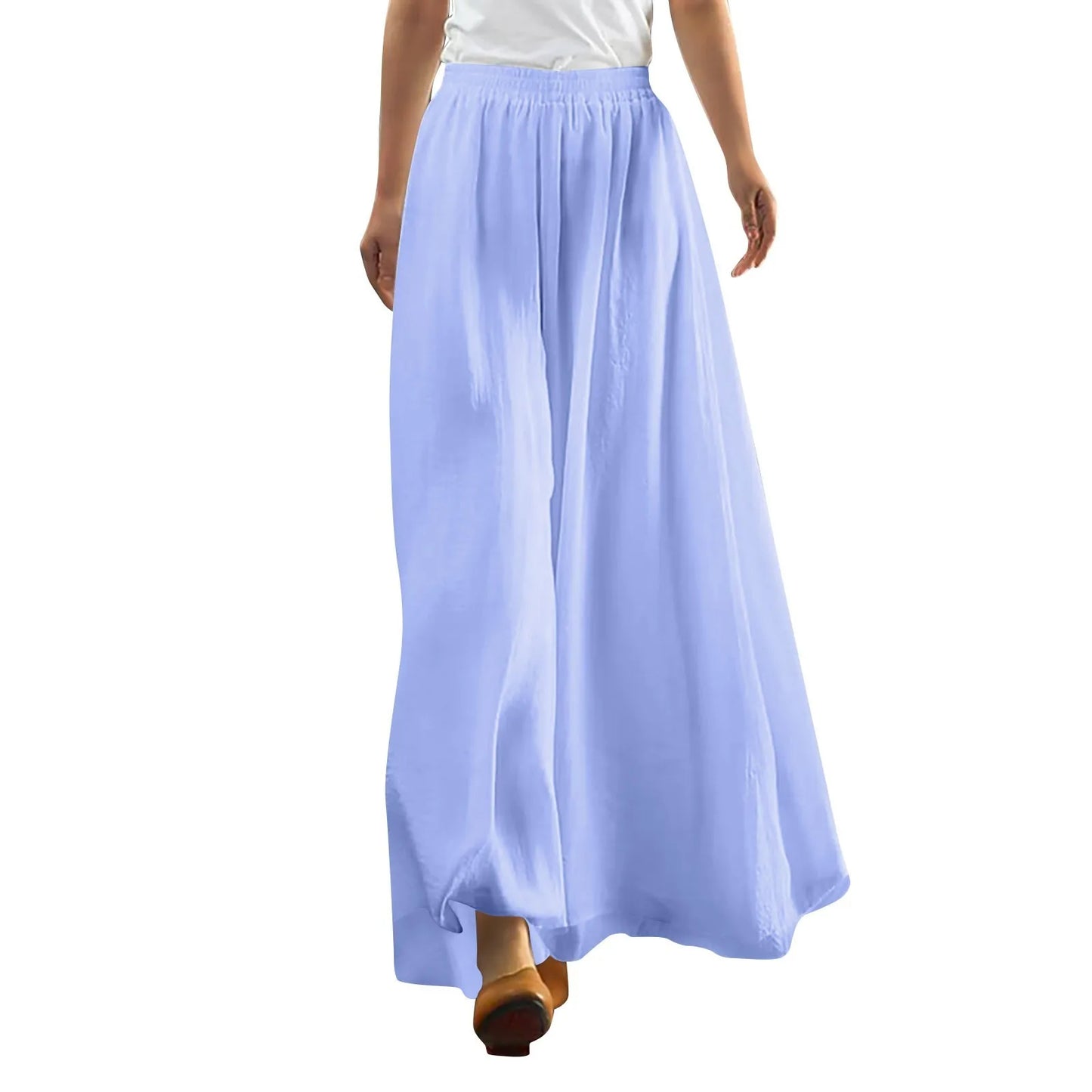 Wijde Broek Zomerse Comfortabele Stof