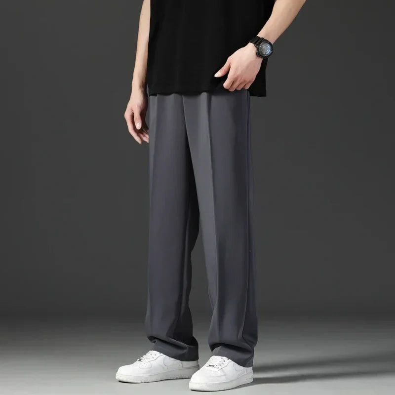 Heren Broek Relaxed Fit Rechte Streep Pietersbier