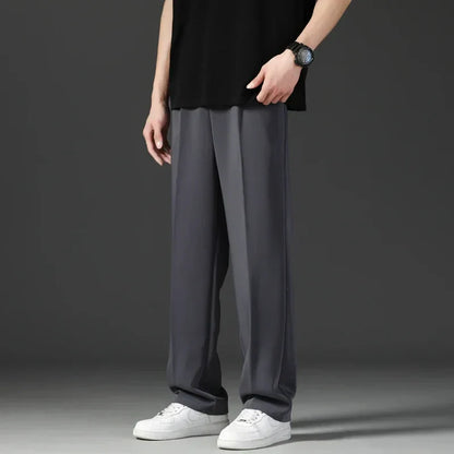 Heren Broek Relaxed Fit Rechte Streep Pietersbier