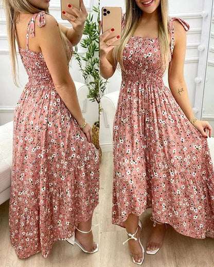 Elegante Zomerdjurk Met Korte Mouwen