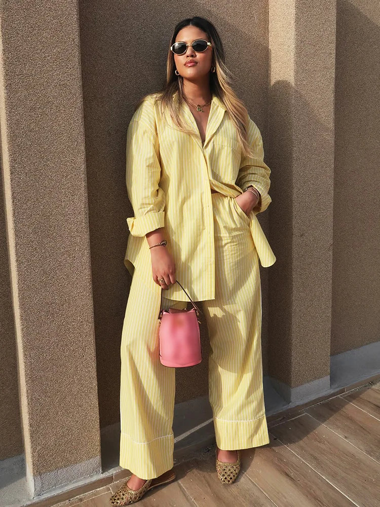 Casual Chic Set Trendy Vrouwelijke Kleding