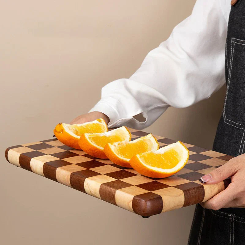 Snijplank acaciahout 30-41cm antislip keuken snijplank houten hakblok serveerplank duurzaam